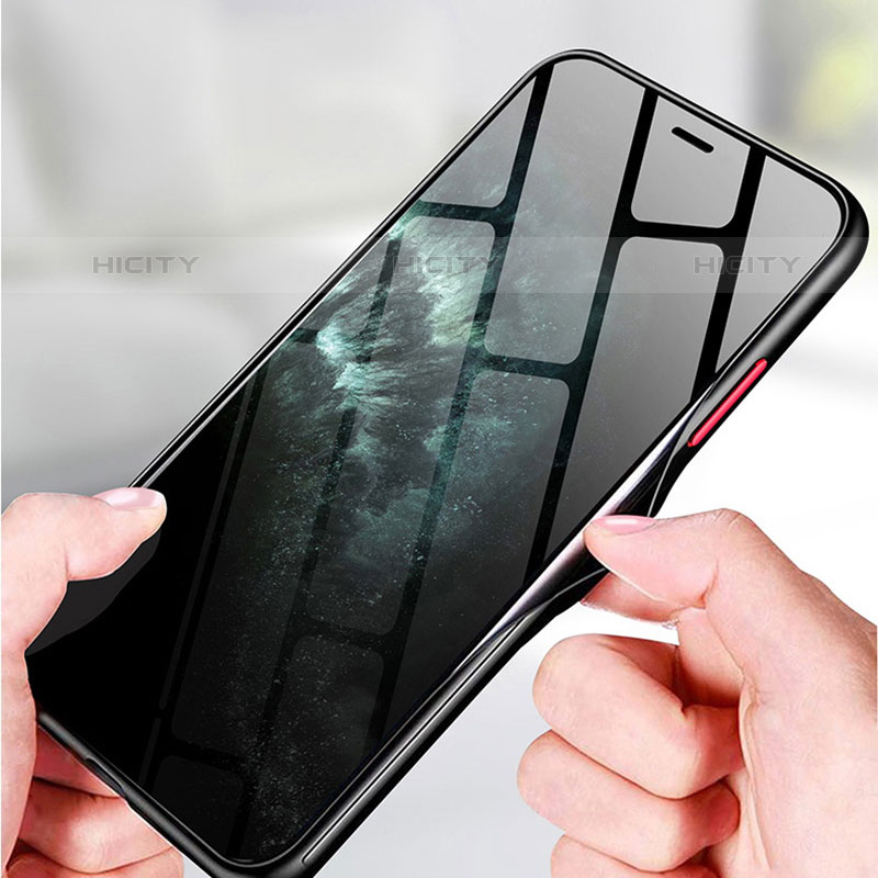 Coque Rebord Contour Silicone et Vitre Transparente Housse Etui pour Vivo iQOO 9T 5G Plus