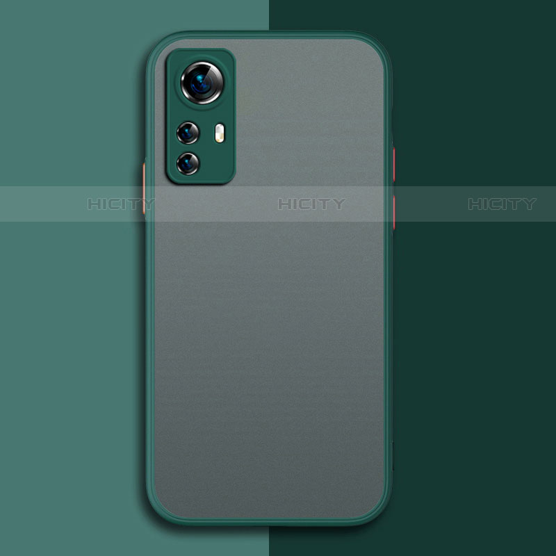 Coque Rebord Contour Silicone et Vitre Transparente Housse Etui pour Xiaomi Mi 12 Pro 5G Vert Plus