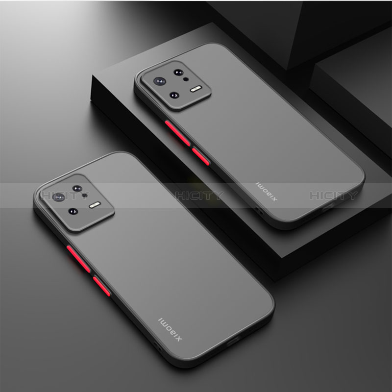 Coque Rebord Contour Silicone et Vitre Transparente Housse Etui pour Xiaomi Mi 13 5G Plus