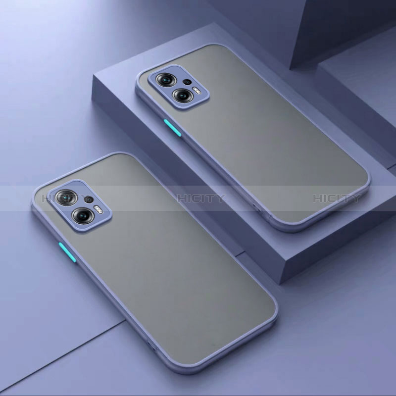 Coque Rebord Contour Silicone et Vitre Transparente Housse Etui pour Xiaomi Poco F5 5G Plus