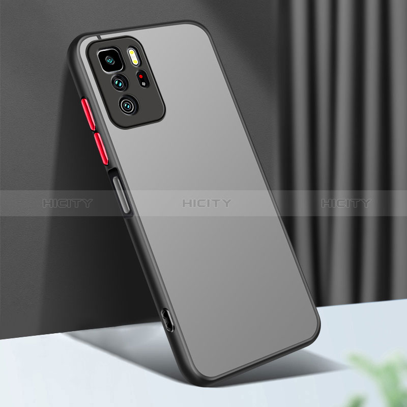 Coque Rebord Contour Silicone et Vitre Transparente Housse Etui pour Xiaomi Poco X3 GT 5G Noir Plus