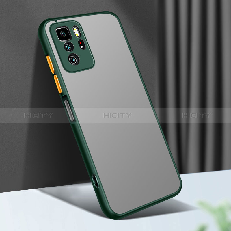 Coque Rebord Contour Silicone et Vitre Transparente Housse Etui pour Xiaomi Poco X3 GT 5G Vert Nuit Plus