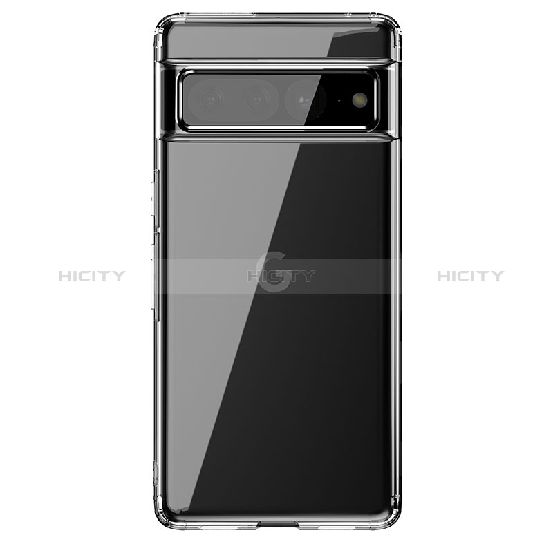 Coque Rebord Contour Silicone et Vitre Transparente Housse Etui W01L pour Google Pixel 7 Pro 5G Plus