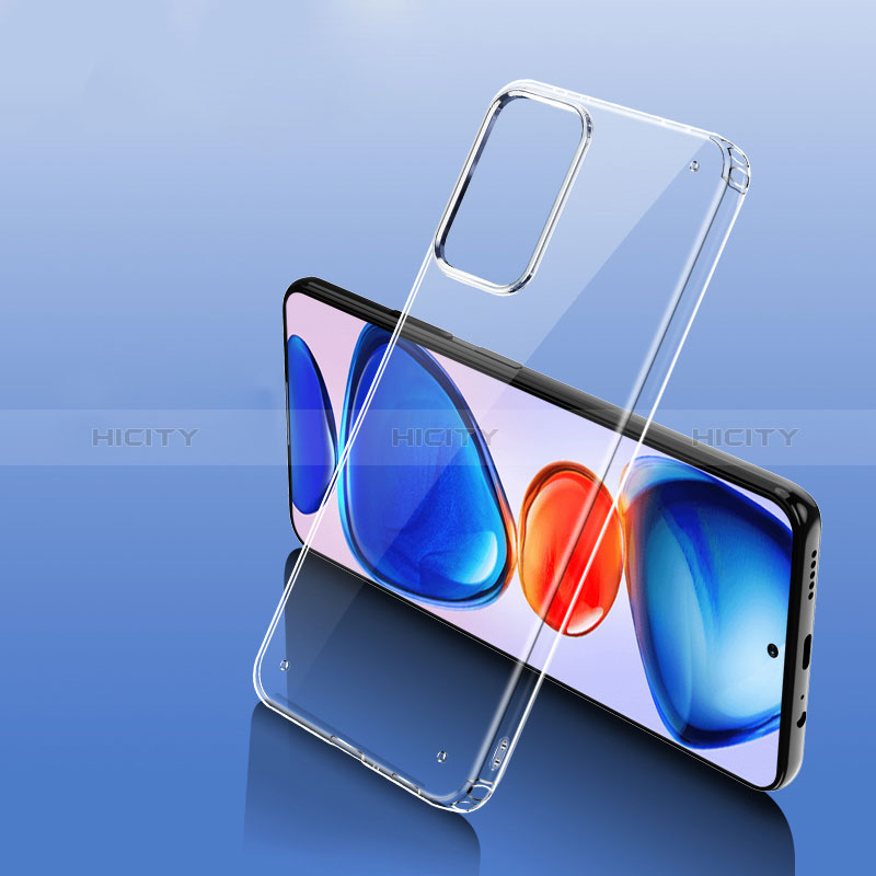 Coque Rebord Contour Silicone et Vitre Transparente Housse Etui W01L pour Xiaomi Poco M4 Pro 5G Plus