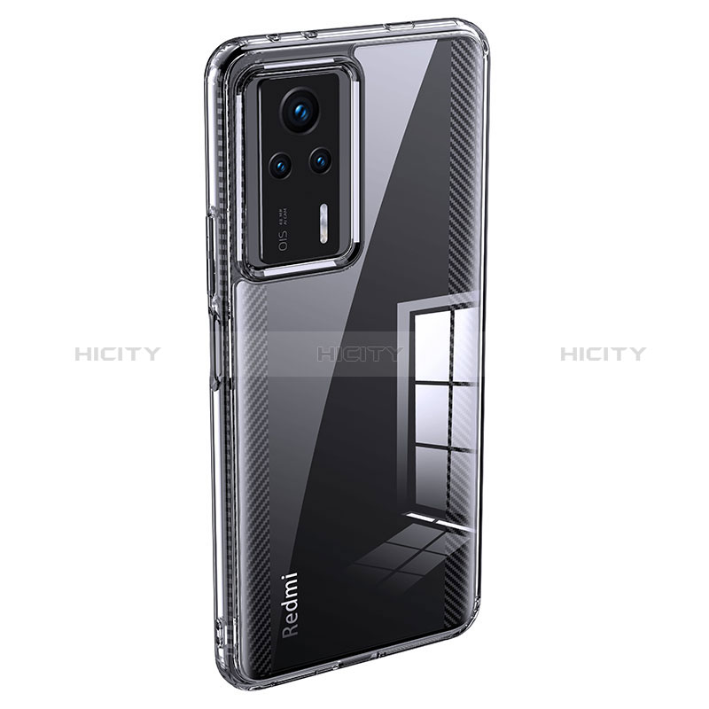 Coque Rebord Contour Silicone et Vitre Transparente Housse Etui W01L pour Xiaomi Redmi K60E 5G Plus