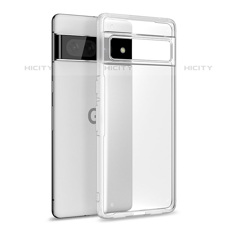 Coque Rebord Contour Silicone et Vitre Transparente Housse Etui WL1 pour Google Pixel 7 5G Plus