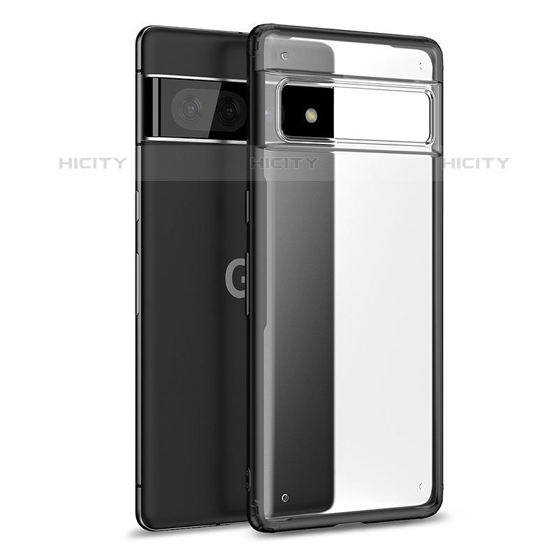 Coque Rebord Contour Silicone et Vitre Transparente Housse Etui WL1 pour Google Pixel 7 5G Plus