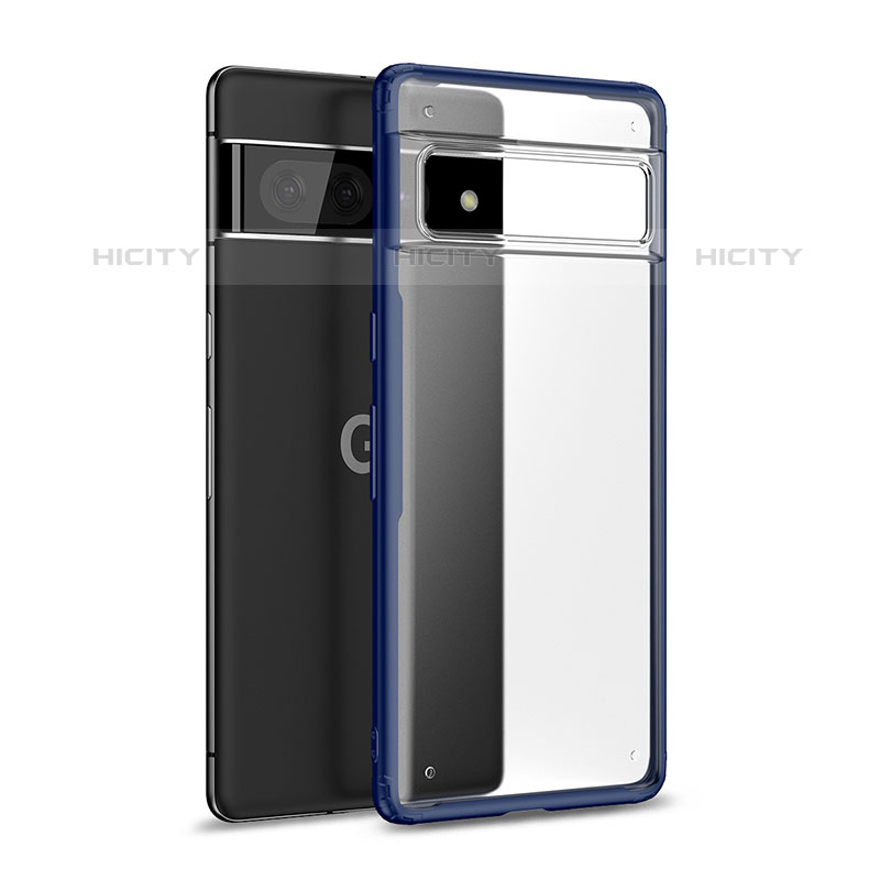 Coque Rebord Contour Silicone et Vitre Transparente Housse Etui WL1 pour Google Pixel 7 5G Plus