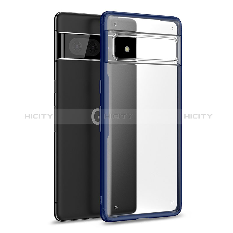 Coque Rebord Contour Silicone et Vitre Transparente Housse Etui WL1 pour Google Pixel 7 Pro 5G Plus