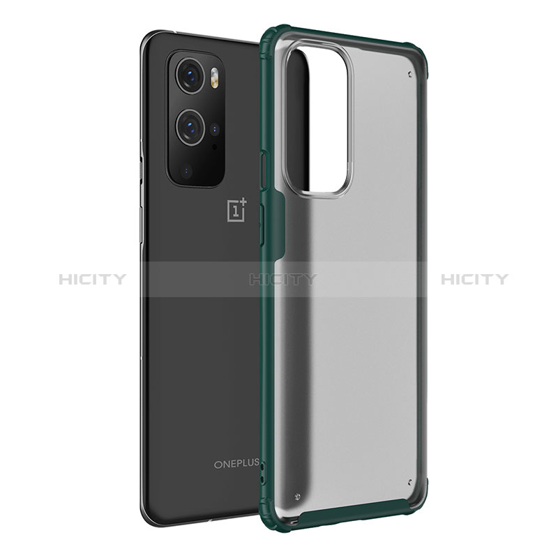 Coque Rebord Contour Silicone et Vitre Transparente Housse Etui WL1 pour OnePlus 9 Pro 5G Plus