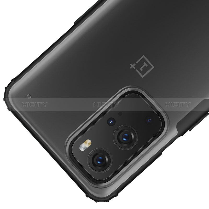 Coque Rebord Contour Silicone et Vitre Transparente Housse Etui WL1 pour OnePlus 9 Pro 5G Plus