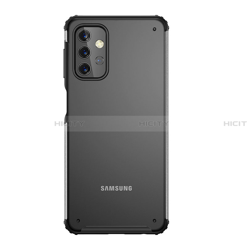 Coque Rebord Contour Silicone et Vitre Transparente Housse Etui WL1 pour Samsung Galaxy A32 5G Plus
