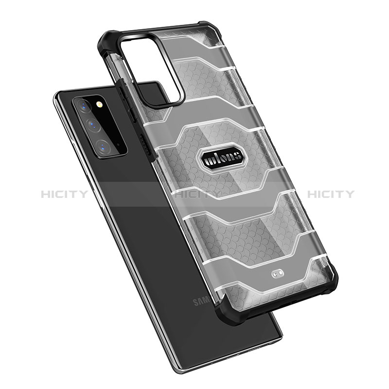 Coque Rebord Contour Silicone et Vitre Transparente Housse Etui WL1 pour Samsung Galaxy Note 20 5G Plus