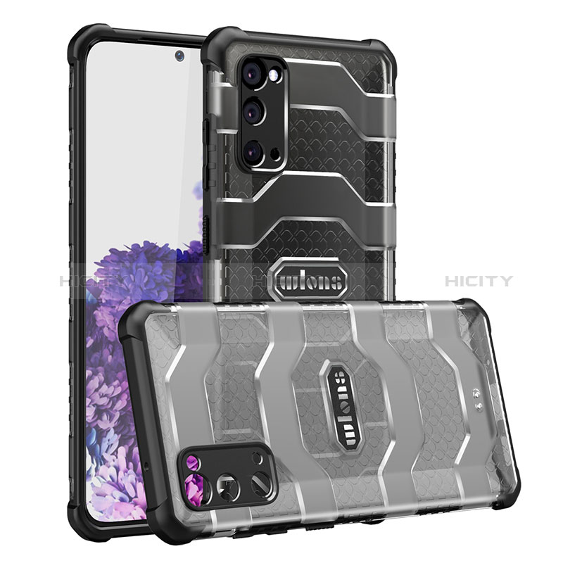 Coque Rebord Contour Silicone et Vitre Transparente Housse Etui WL1 pour Samsung Galaxy S20 5G Plus