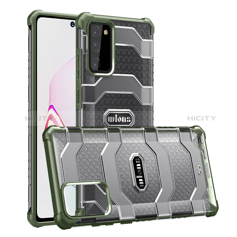 Coque Rebord Contour Silicone et Vitre Transparente Housse Etui WL1 pour Samsung Galaxy S20 FE (2022) 5G Pastel Vert Plus