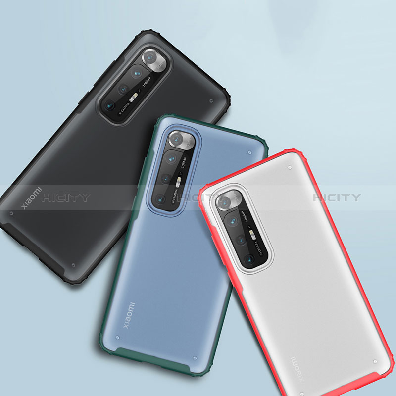 Coque Rebord Contour Silicone et Vitre Transparente Housse Etui WL1 pour Xiaomi Mi 10S 5G Plus