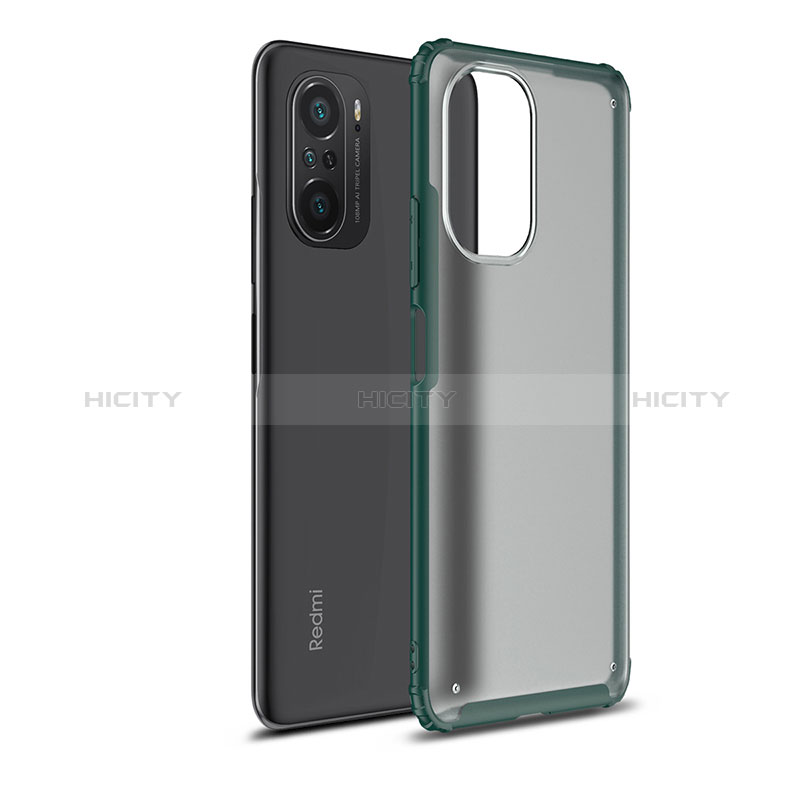 Coque Rebord Contour Silicone et Vitre Transparente Housse Etui WL1 pour Xiaomi Mi 11X 5G Vert Plus