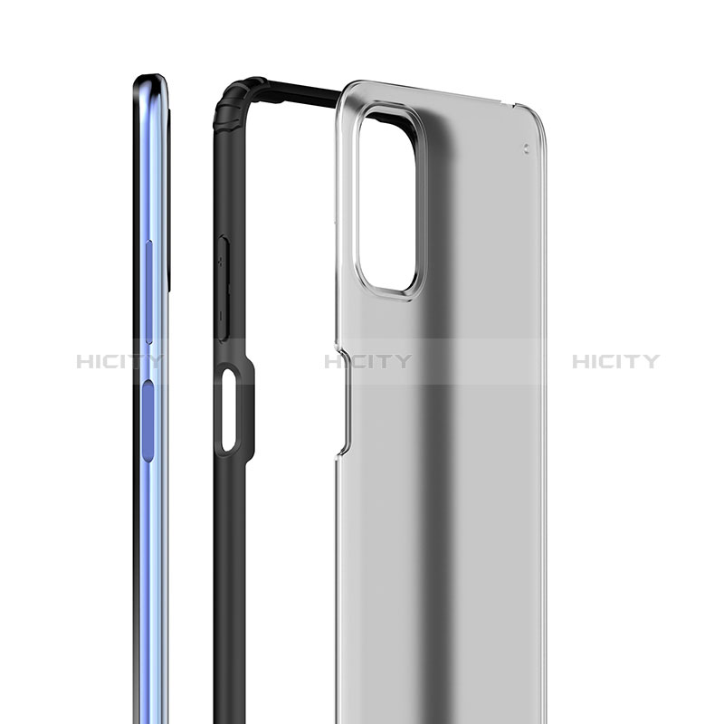 Coque Rebord Contour Silicone et Vitre Transparente Housse Etui WL1 pour Xiaomi POCO M3 Pro 5G Plus