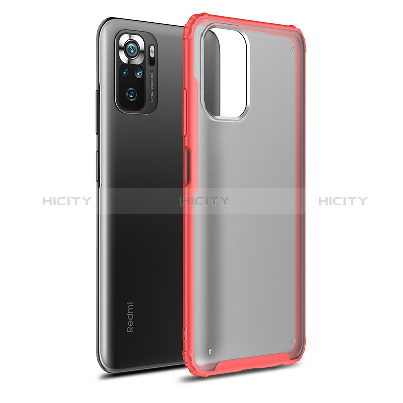 Coque Rebord Contour Silicone et Vitre Transparente Housse Etui WL1 pour Xiaomi Poco M5S Plus