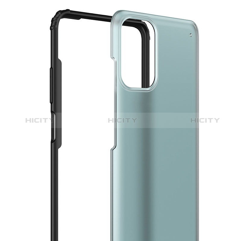 Coque Rebord Contour Silicone et Vitre Transparente Housse Etui WL1 pour Xiaomi Poco M5S Plus