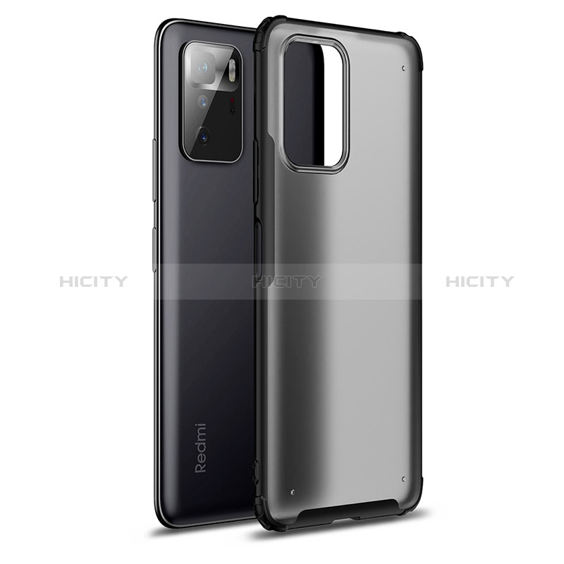 Coque Rebord Contour Silicone et Vitre Transparente Housse Etui WL1 pour Xiaomi Poco X3 GT 5G Noir Plus