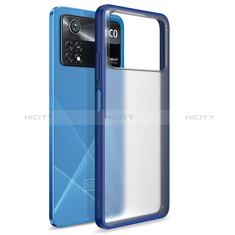 Coque Rebord Contour Silicone et Vitre Transparente Housse Etui WL1 pour Xiaomi Poco X4 Pro 5G Plus