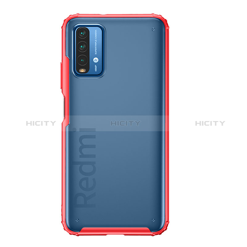 Coque Rebord Contour Silicone et Vitre Transparente Housse Etui WL1 pour Xiaomi Redmi 9 Power Plus