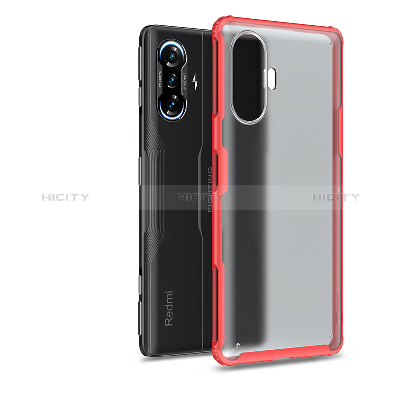 Coque Rebord Contour Silicone et Vitre Transparente Housse Etui WL1 pour Xiaomi Redmi K40 Gaming 5G Plus