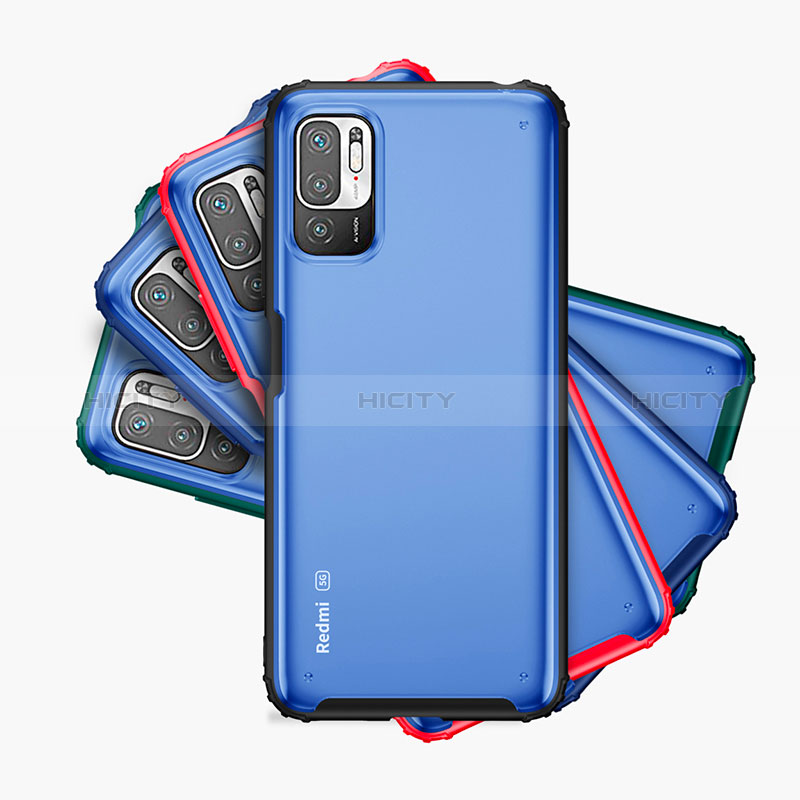 Coque Rebord Contour Silicone et Vitre Transparente Housse Etui WL1 pour Xiaomi Redmi Note 10 5G Plus