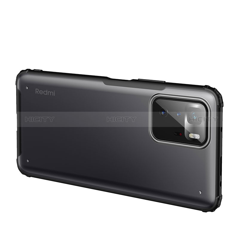 Coque Rebord Contour Silicone et Vitre Transparente Housse Etui WL1 pour Xiaomi Redmi Note 10 Pro 5G Plus