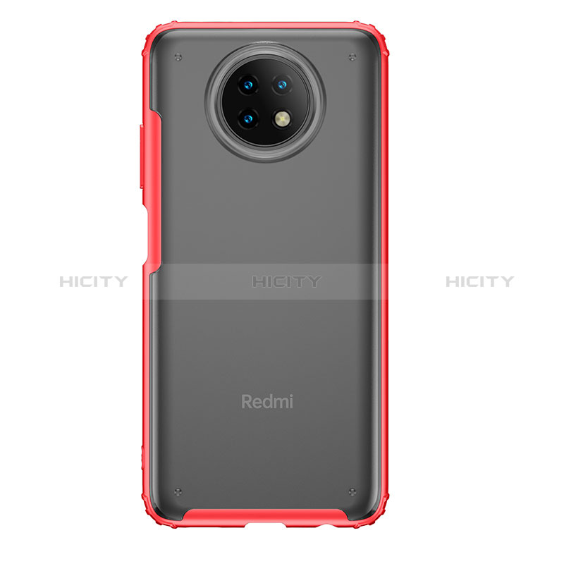 Coque Rebord Contour Silicone et Vitre Transparente Housse Etui WL1 pour Xiaomi Redmi Note 9 5G Plus