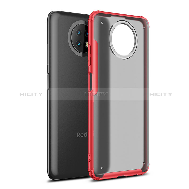 Coque Rebord Contour Silicone et Vitre Transparente Housse Etui WL1 pour Xiaomi Redmi Note 9 5G Plus