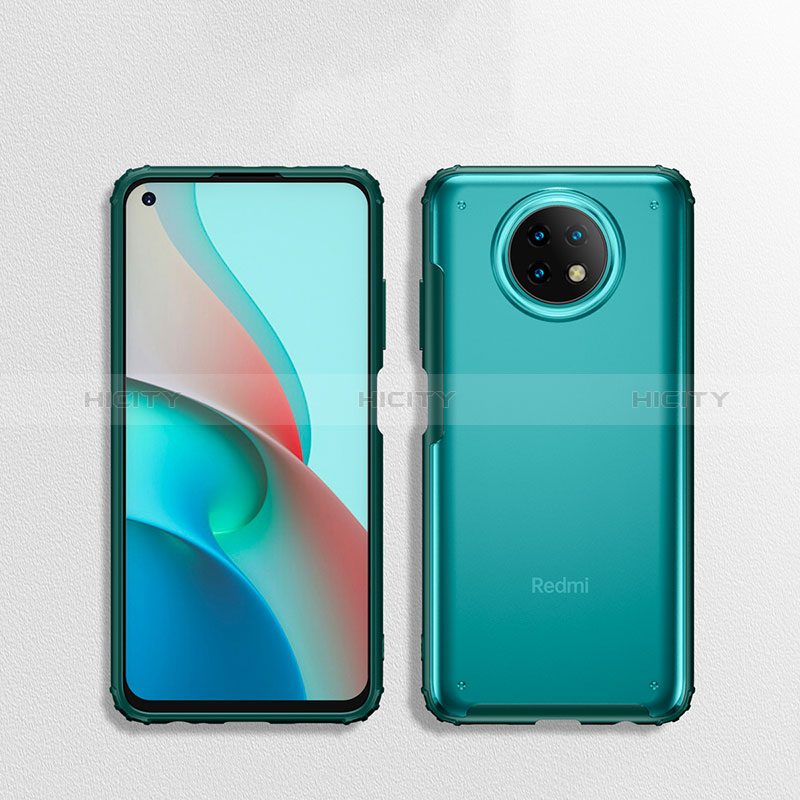 Coque Rebord Contour Silicone et Vitre Transparente Housse Etui WL1 pour Xiaomi Redmi Note 9 5G Plus