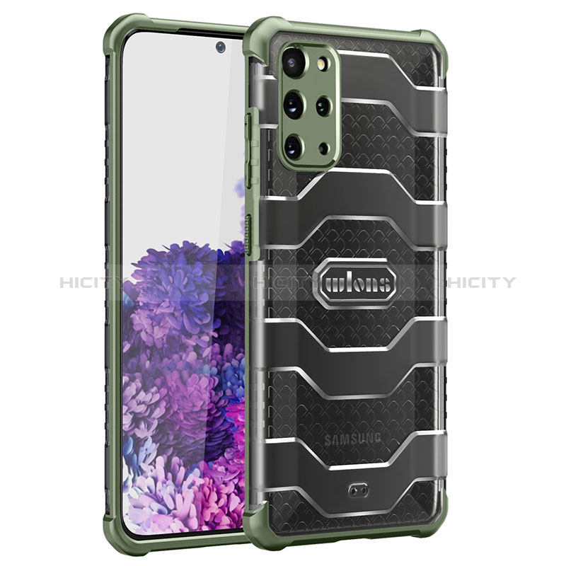 Coque Rebord Contour Silicone et Vitre Transparente Housse Etui WL2 pour Samsung Galaxy S20 Plus Plus