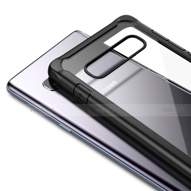 Coque Rebord Contour Silicone et Vitre Transparente Miroir Housse Etui H01 pour Samsung Galaxy S10 Plus