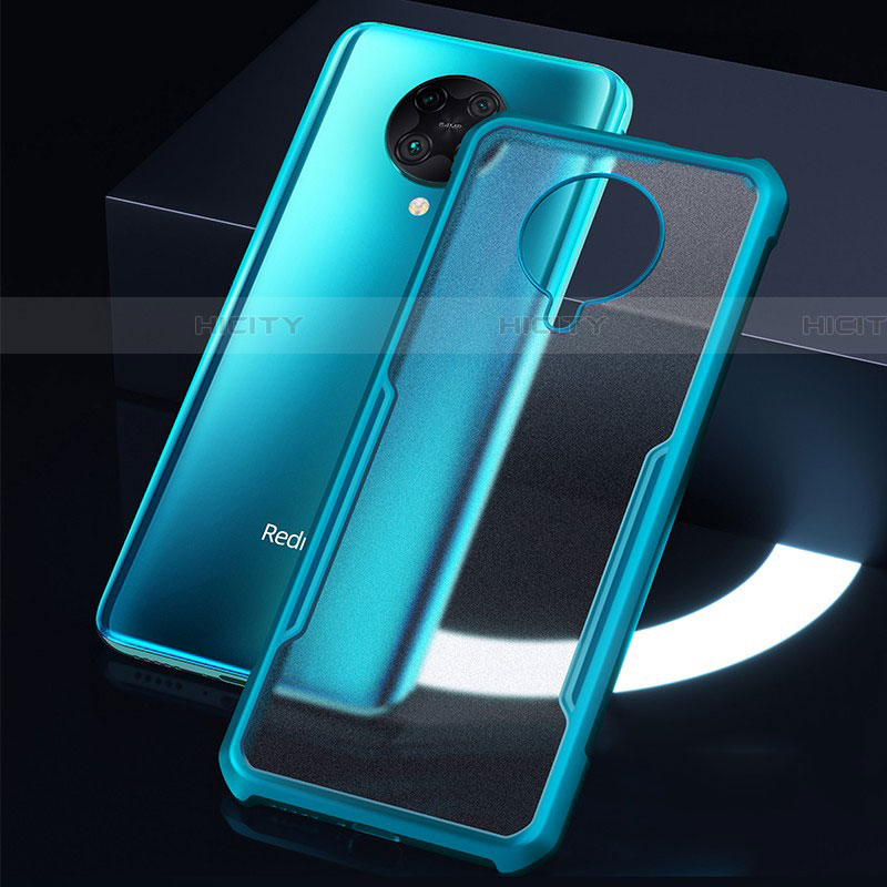 Coque Rebord Contour Silicone et Vitre Transparente Miroir Housse Etui H01 pour Xiaomi Poco F2 Pro Plus