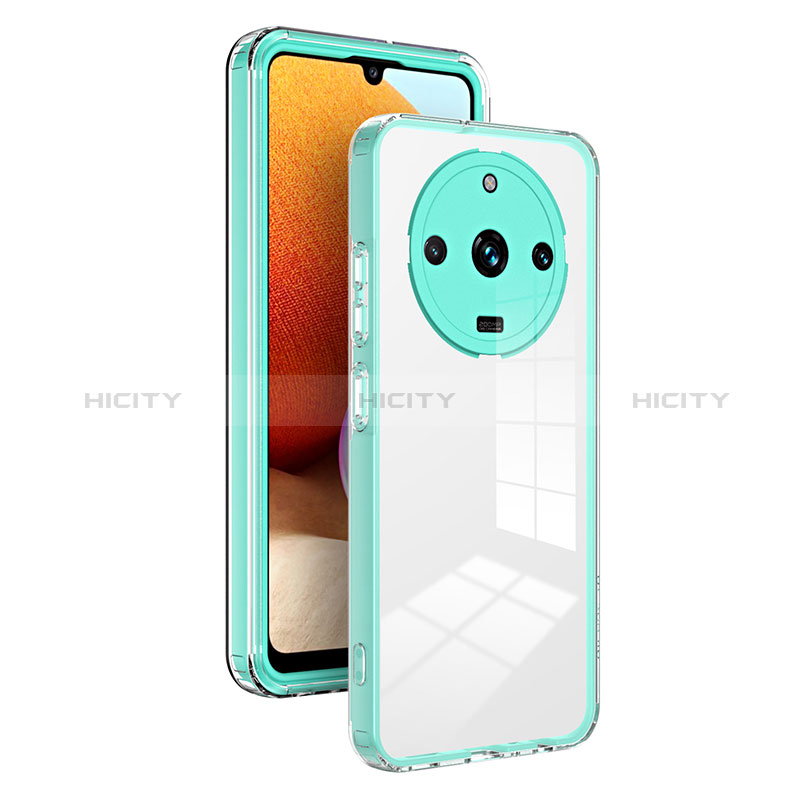 Coque Rebord Contour Silicone et Vitre Transparente Miroir Housse Etui H01P pour Realme Narzo 60 Pro 5G Plus