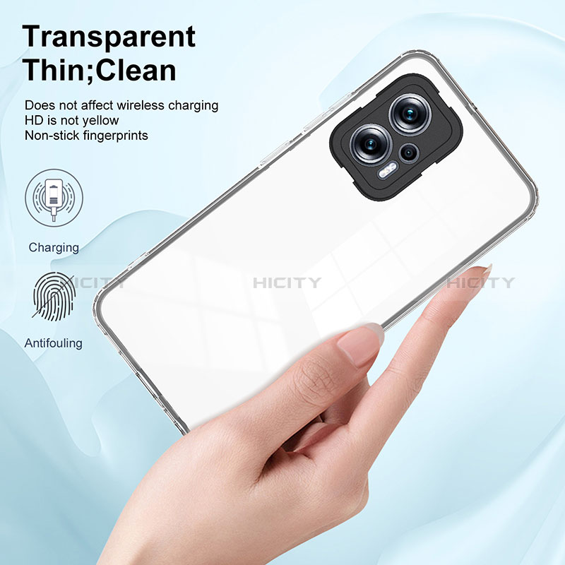 Coque Rebord Contour Silicone et Vitre Transparente Miroir Housse Etui H01P pour Xiaomi Redmi Note 11 Pro+ Plus 5G Plus