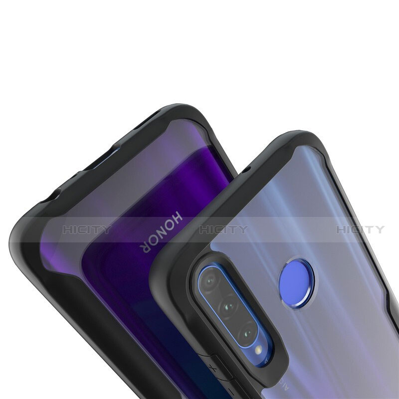 Coque Rebord Contour Silicone et Vitre Transparente Miroir Housse Etui H02 pour Huawei Honor 20 Lite Plus