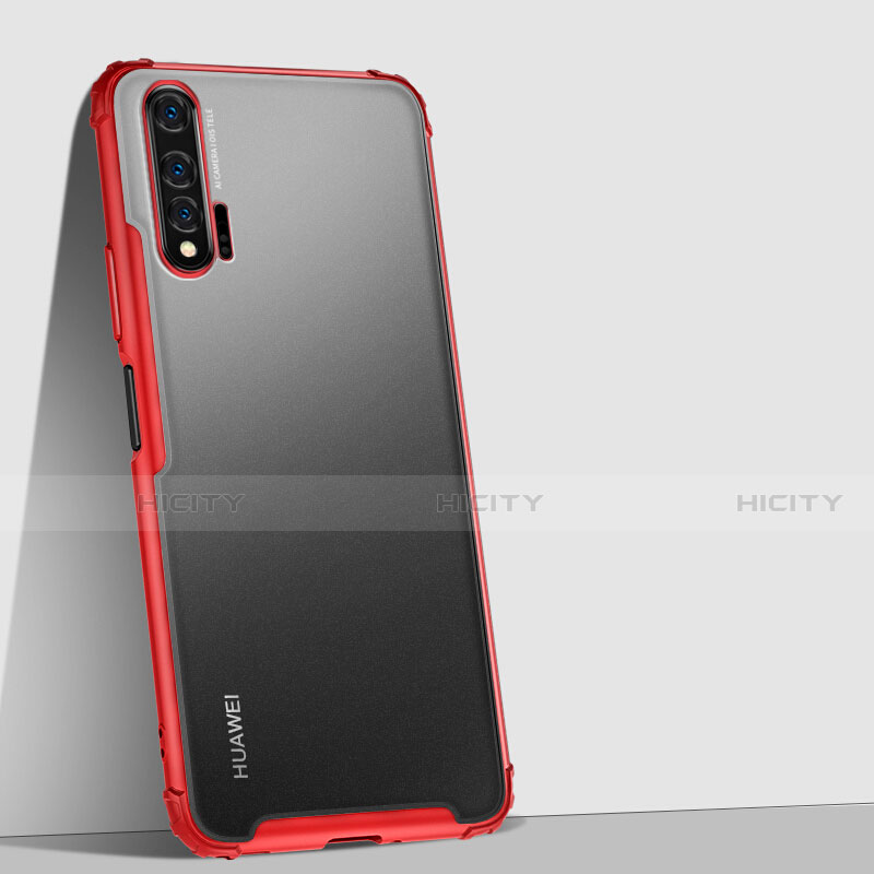 Coque Rebord Contour Silicone et Vitre Transparente Miroir Housse Etui H02 pour Huawei Nova 6 5G Plus