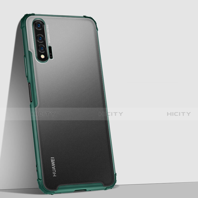 Coque Rebord Contour Silicone et Vitre Transparente Miroir Housse Etui H02 pour Huawei Nova 6 Plus