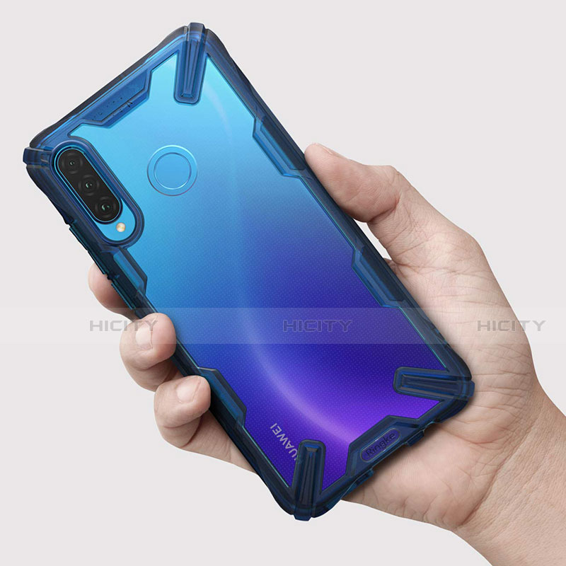 Coque Rebord Contour Silicone et Vitre Transparente Miroir Housse Etui H02 pour Huawei P30 Lite New Edition Plus