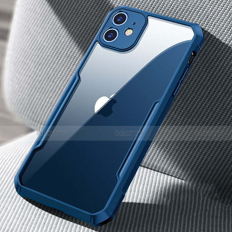 Coque Rebord Contour Silicone et Vitre Transparente Miroir Housse Etui H03 pour Apple iPhone 12 Plus