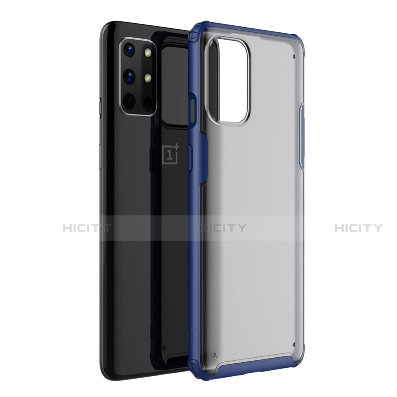 Coque Rebord Contour Silicone et Vitre Transparente Miroir Housse Etui M01 pour OnePlus 8T 5G Plus