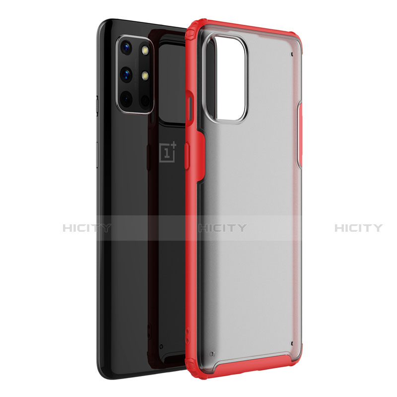 Coque Rebord Contour Silicone et Vitre Transparente Miroir Housse Etui M01 pour OnePlus 8T 5G Plus