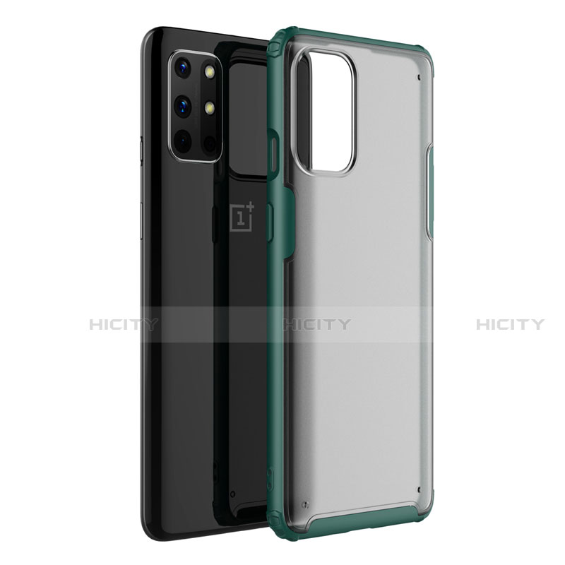 Coque Rebord Contour Silicone et Vitre Transparente Miroir Housse Etui M01 pour OnePlus 8T 5G Plus