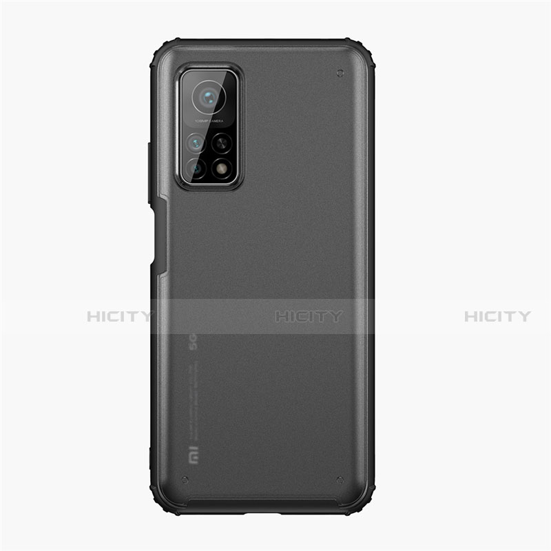 Coque Rebord Contour Silicone et Vitre Transparente Miroir Housse Etui M01 pour Xiaomi Mi 10T 5G Plus