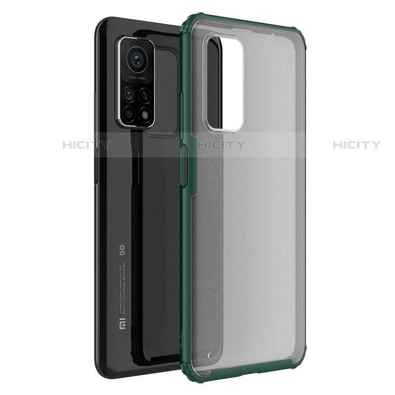 Coque Rebord Contour Silicone et Vitre Transparente Miroir Housse Etui M01 pour Xiaomi Redmi K30S 5G Plus