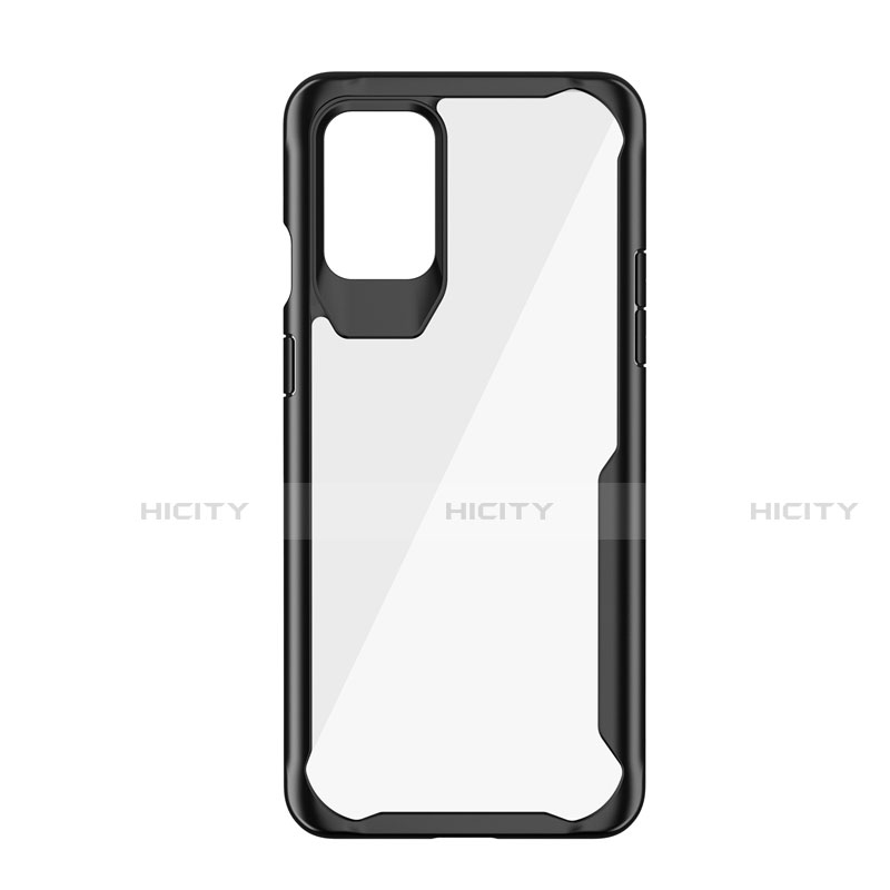 Coque Rebord Contour Silicone et Vitre Transparente Miroir Housse Etui M02 pour OnePlus 8T 5G Plus