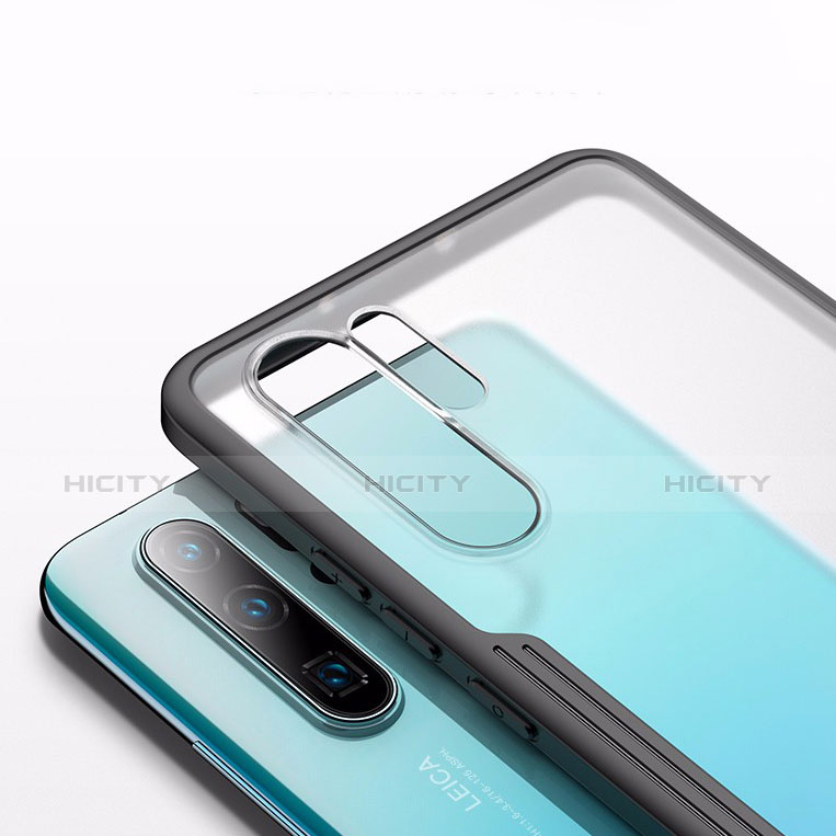 Coque Rebord Contour Silicone et Vitre Transparente Miroir Housse Etui M03 pour Huawei P30 Pro New Edition Plus